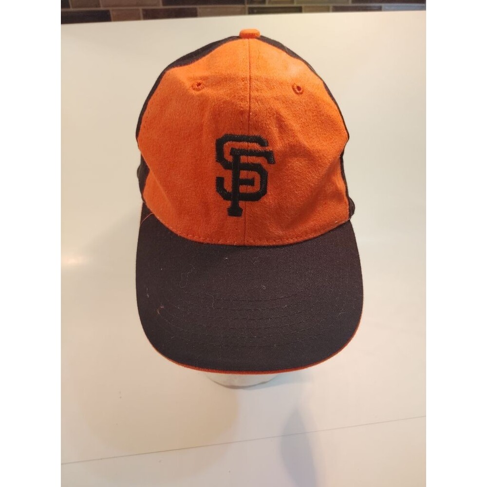 San Francisco Giants MLB Baseball Cap Black Orange Adjustable‎ Embroidered Logo